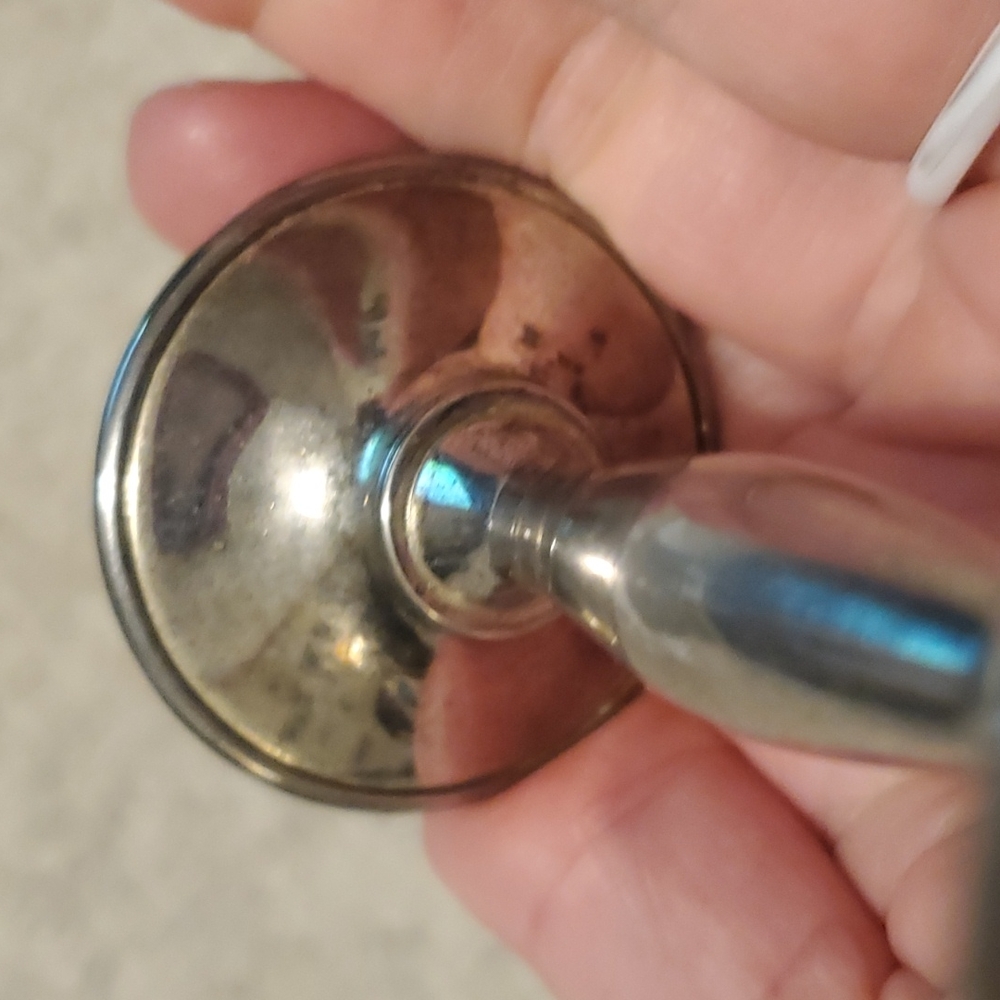 Vtg Metal Baby Rattle Keepsake - Picture 7 of 8